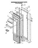 Refrigerator door