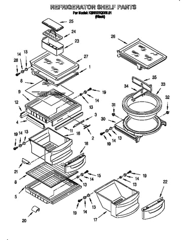 Refrigerator shelf