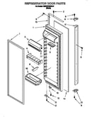 Refrigerator door