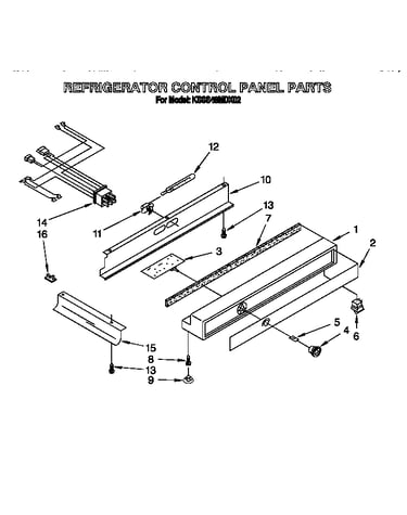 Refrigerator control panel