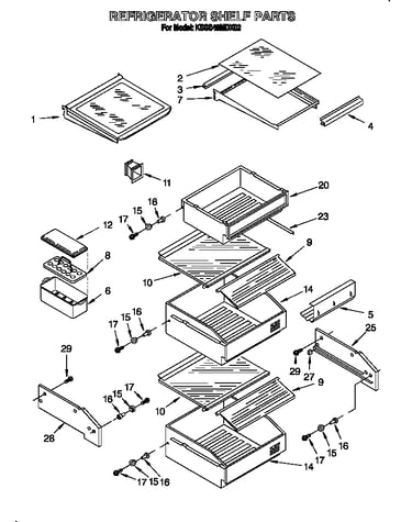 Refrigerator shelf