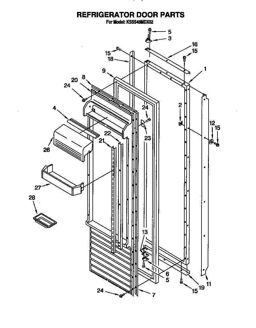 REFRIGERATOR DOOR