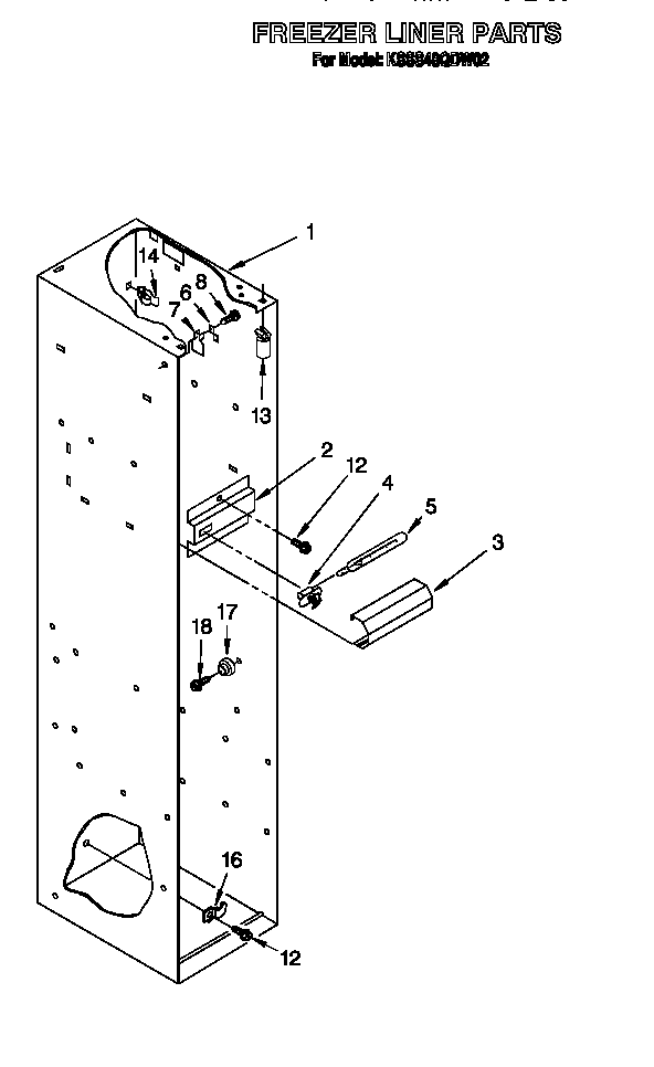 Freezer liner