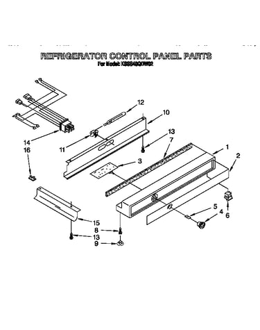 Refrigerator control panel