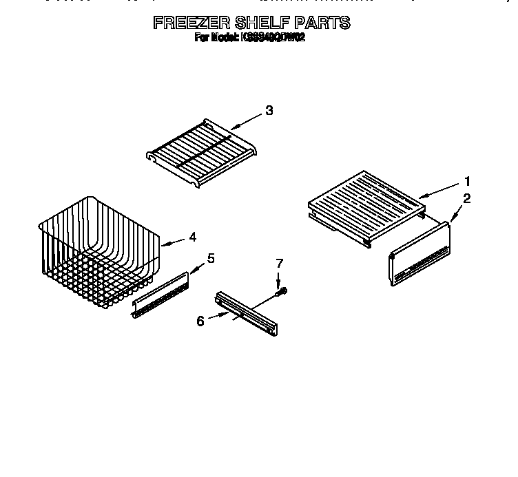 Freezer shelf