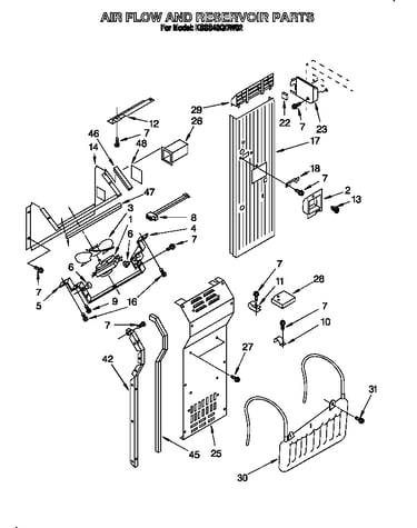 Air flow and reservoir