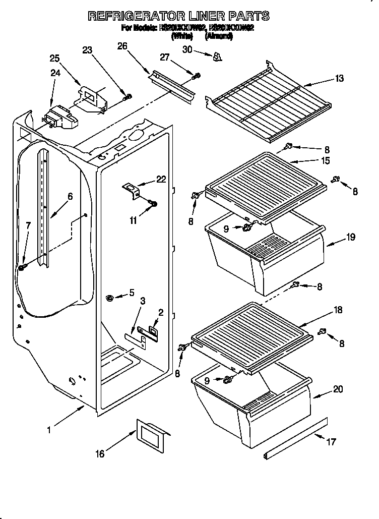 Refrigerator liner