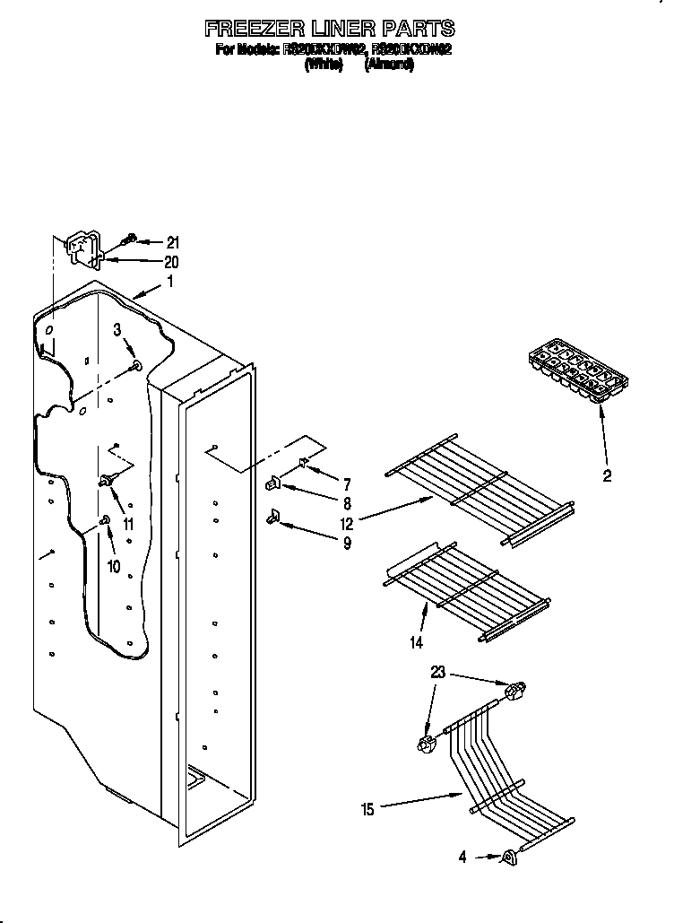 Freezer liner
