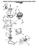 Brake, clutch, gearcase, motor and pump