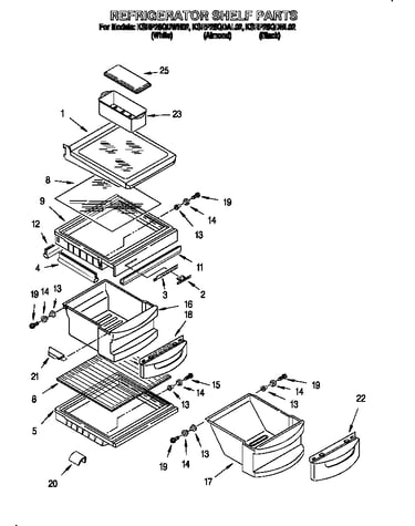 Refrigerator shelf
