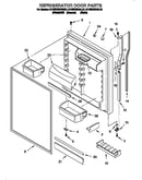 Refrigerator door
