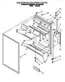 Refrigerator door