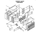 Whirlpool ACM122XE0 cabinet diagram