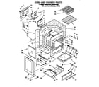 Whirlpool SS385PEBH0 oven and drawer diagram