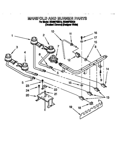 Manifold and burner
