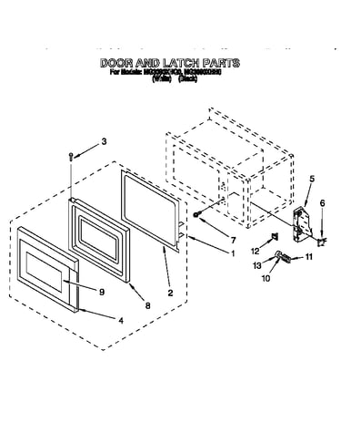 Door and latch