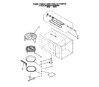 Whirlpool MG3090XBB0 turn table and grille diagram