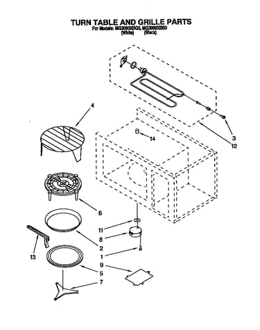 Turn table and grille