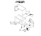Whirlpool MG3090XBB0 cabinet diagram