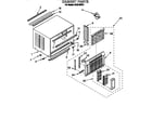 Whirlpool ACQ142XD1 cabinet diagram