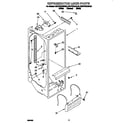 KitchenAid KSUP22QDBL02 refrigerator liner diagram