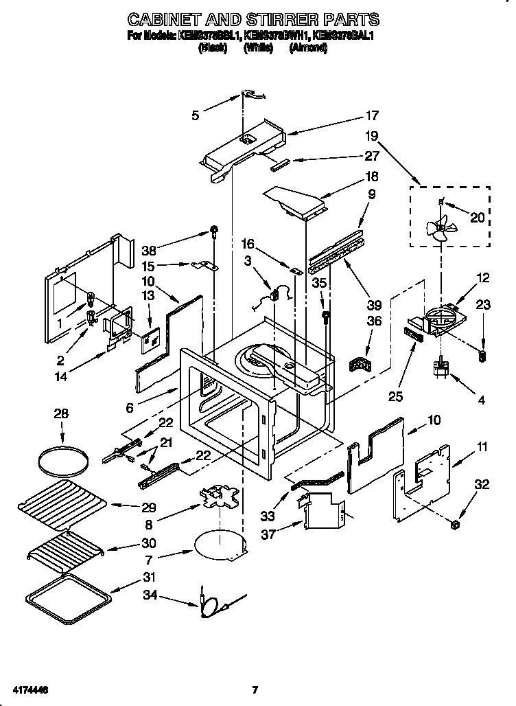 Cabinet and stirrer