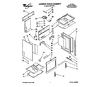 Whirlpool SS373PEX1 lower oven cabinet diagram