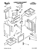 Lower oven cabinet