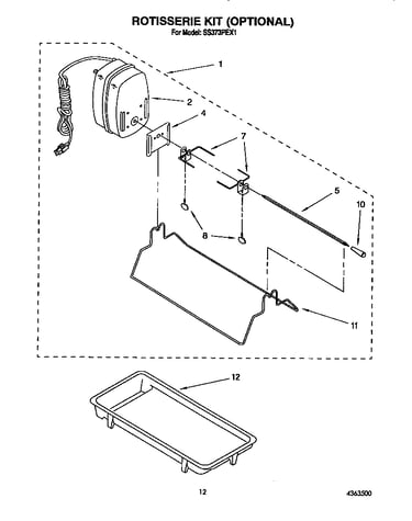 Rotisserie kit (optional)