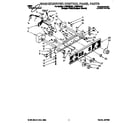 Whirlpool LTG5243DQ0 washer/dryer control panel diagram