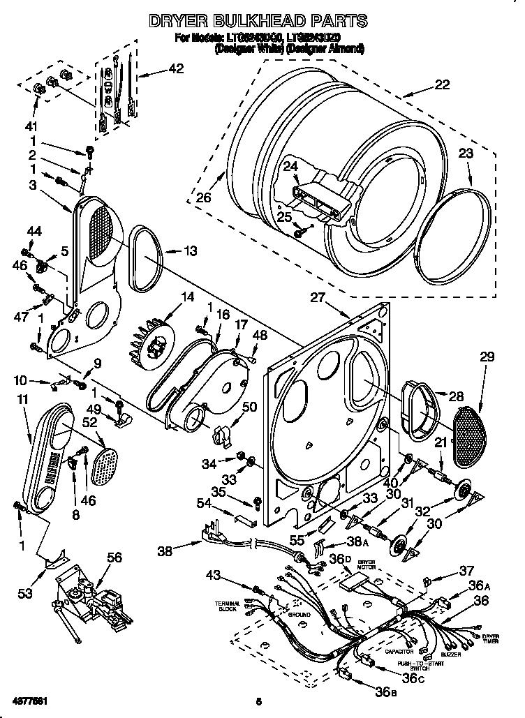 Dryer bulkhead