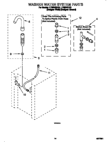 Washer water system