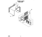 Whirlpool ACU124XD1 cabinet diagram