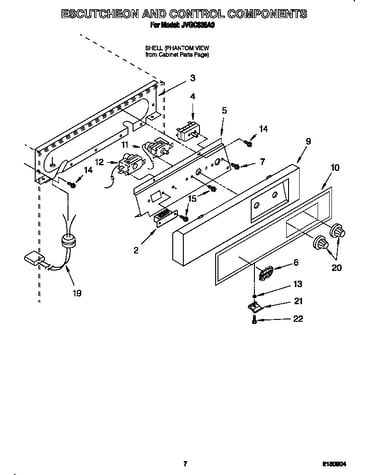 Escutcheon and control components