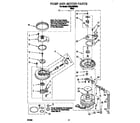 Whirlpool DU915QWDB0 pump and motor diagram