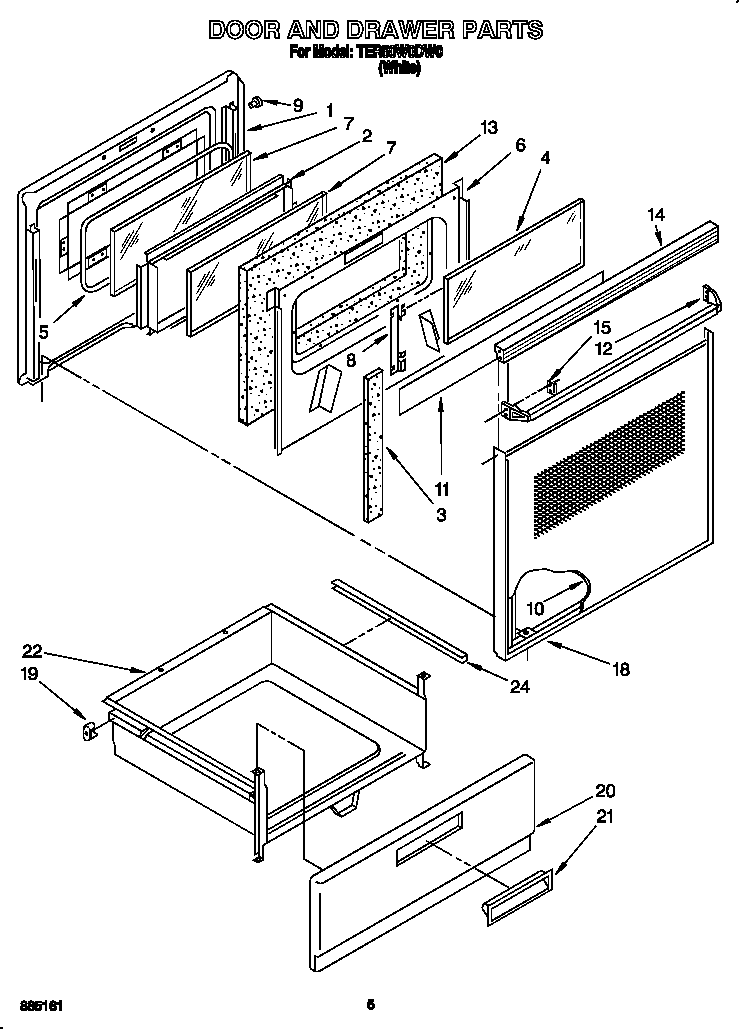 Door and drawer