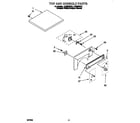 Whirlpool LER3622DQ1 top and console diagram