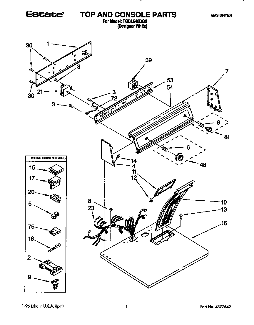 Top and console