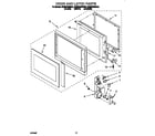 KitchenAid KEMS306BAL0 door and latch diagram