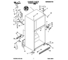 Whirlpool 3VET19ZKDW02 cabinet diagram