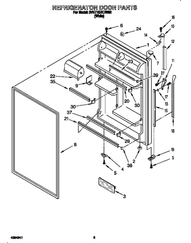 Refrigerator door