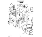 Whirlpool LET5624DQ1 cabinet diagram