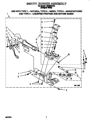 3401771 burner assembly