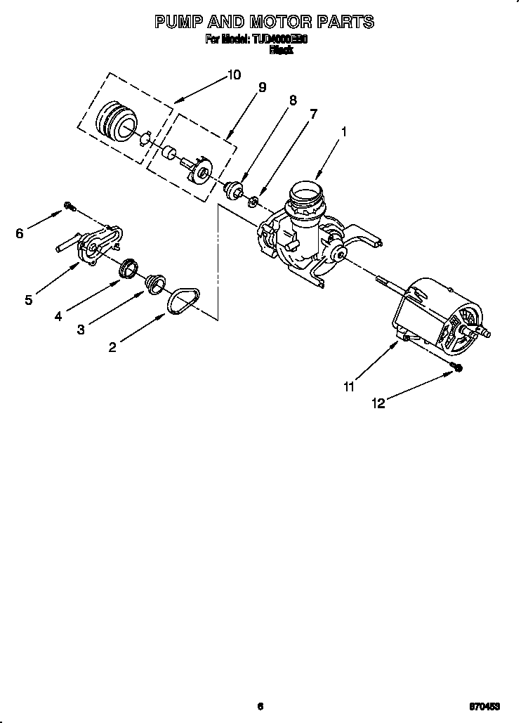 Pump and motor