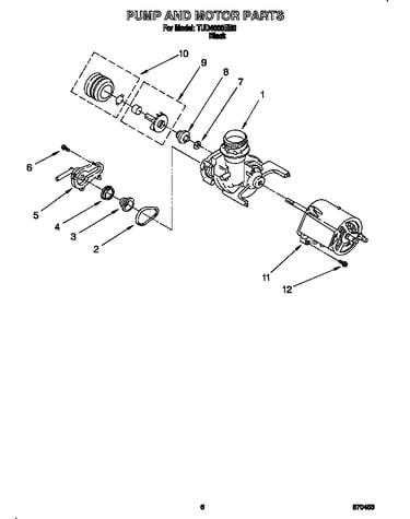 Pump and motor
