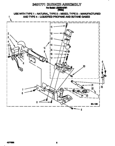 3401771 burner assembly