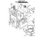 Whirlpool LER5624DQ1 cabinet diagram