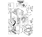 Whirlpool LGT5624DQ1 cabinet diagram