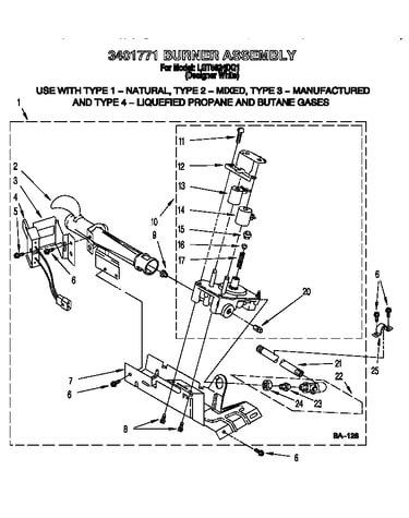 3401771 burner assembly