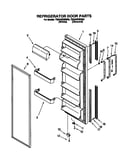 Refrigerator door